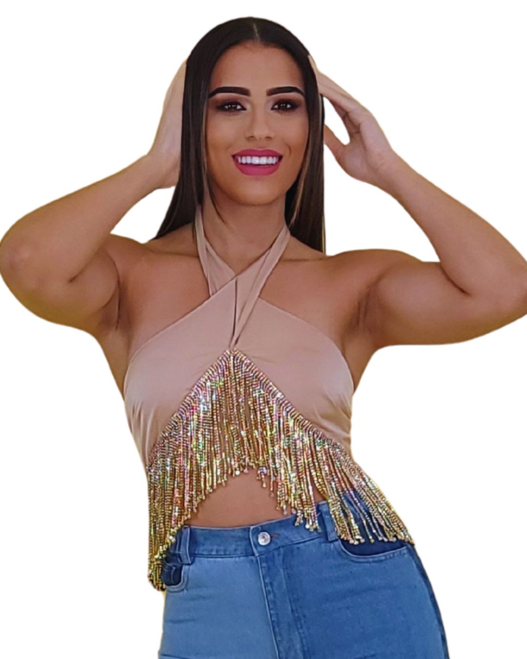 top halter mujer
top beige con flecos dorados
top elegante 2025
ropa femenina boutique
top sofisticado
outfit de noche mujer
tendencias moda 2025
GV Boutique
top fiesta mujer
top glamuroso