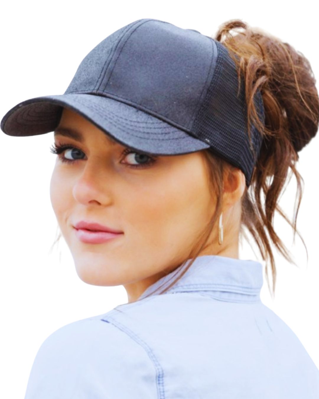 Alura — gorra brillante ajustable con acabado moderno y ligero