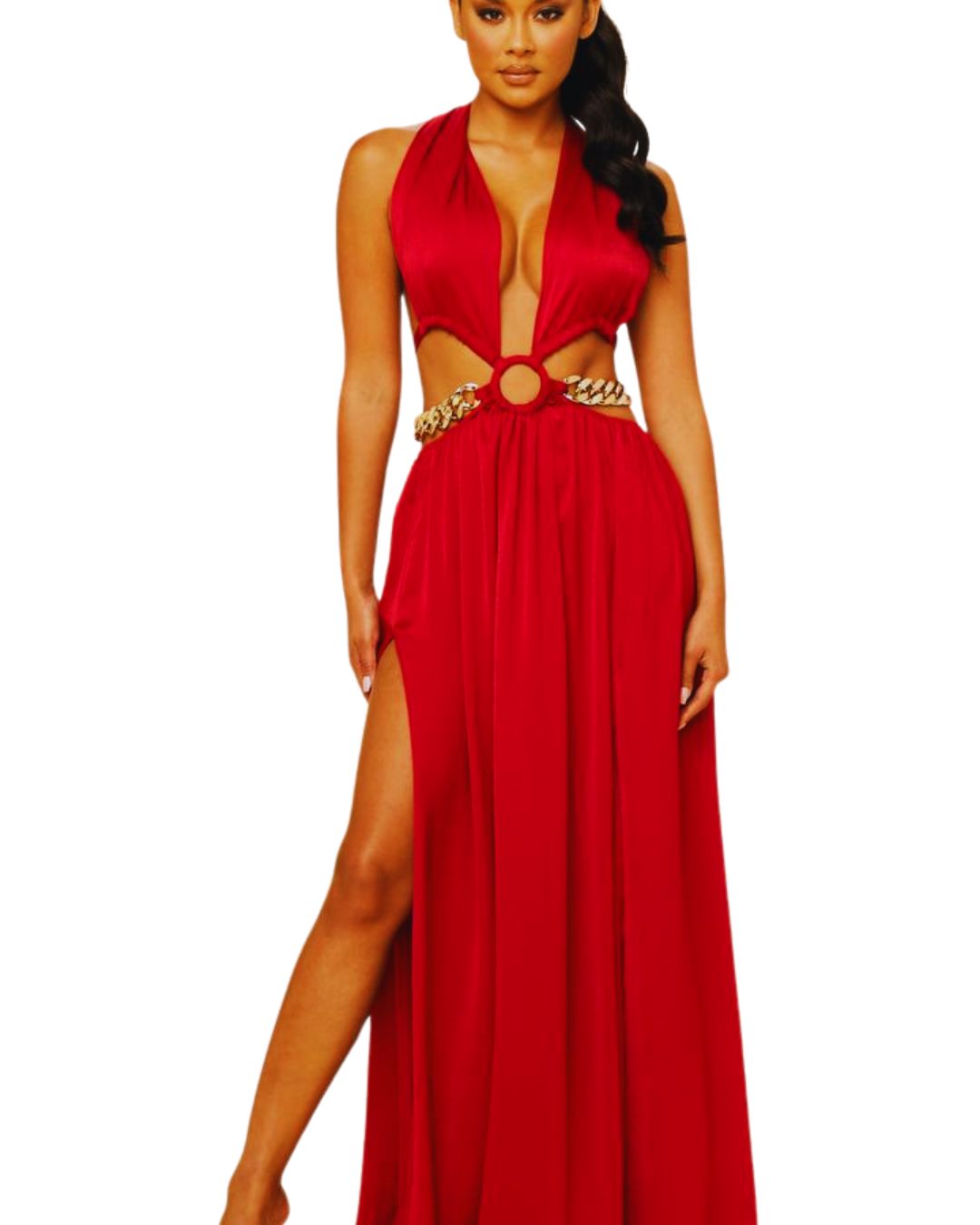 vestido rojo mujer
vestido con cadenas doradas
vestido elegante 2025
vestido sensual gala
ropa femenina boutique
vestido con abertura lateral
outfit de noche mujer
tendencias moda 2025
GV Boutique
vestido fiesta mujer
