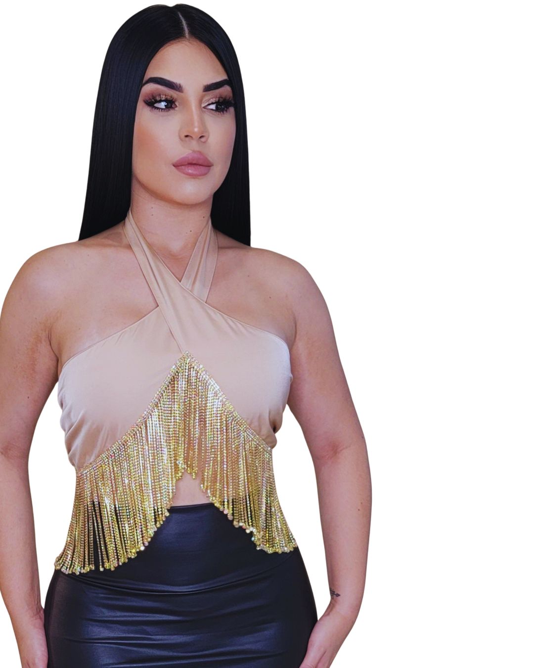 top halter mujer
top beige con flecos dorados
top elegante 2025
ropa femenina boutique
top sofisticado
outfit de noche mujer
tendencias moda 2025
GV Boutique
top fiesta mujer
top glamuroso