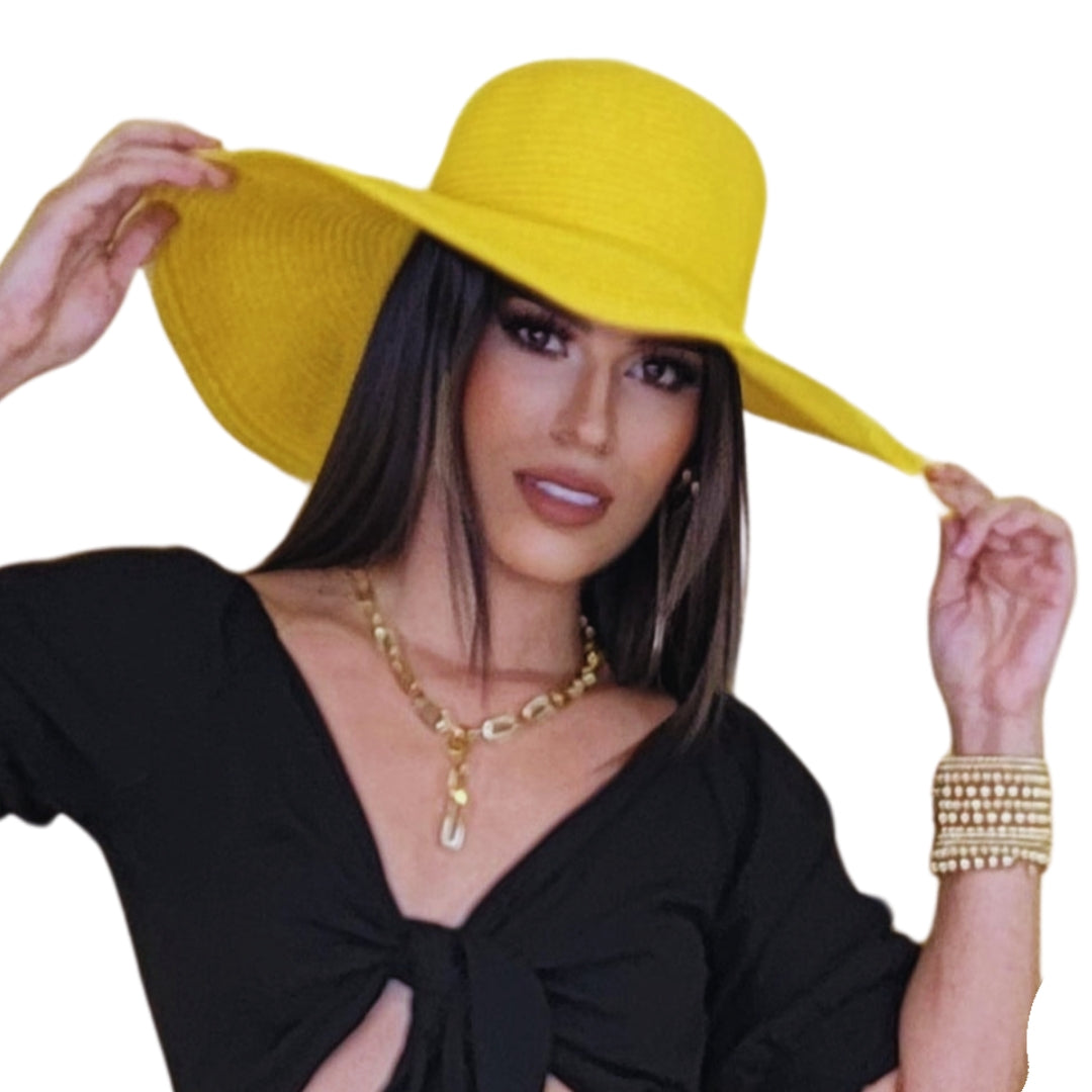 Sombrero de ala ancha
Accesorios de verano
Protección solar con estilo
Pamela chic
Sombrero playa
Sombrero casual
Sombrero elegante
Sombrero mujer
Moda femenina
GV Boutique